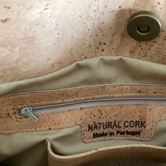 ARTELUSA SHOULDER BAG (BEIGE) WITH BROWN LEATHER BOW - Picture 10 of 15